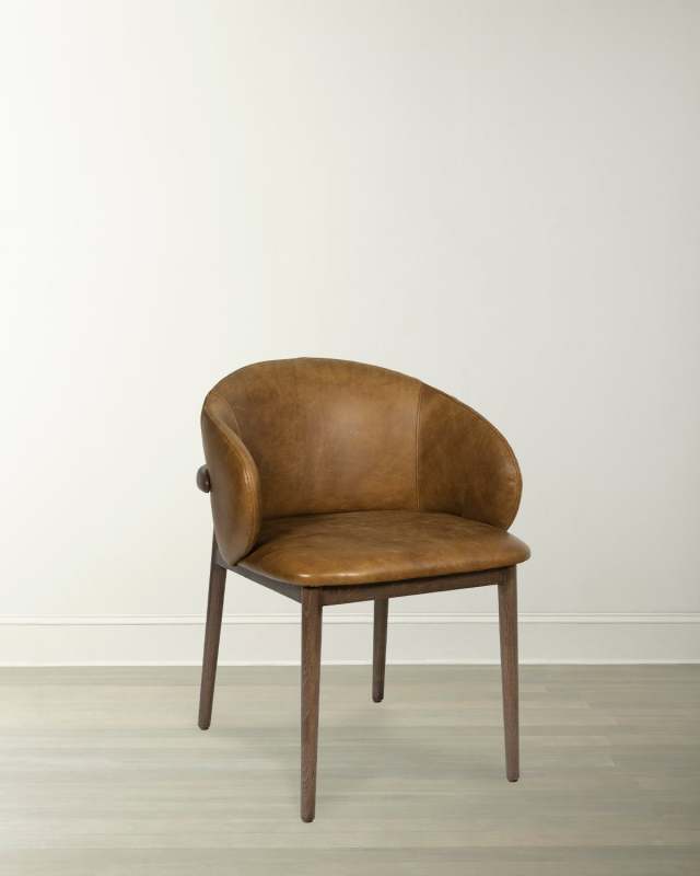 Ethan Leather Dining Side Chair